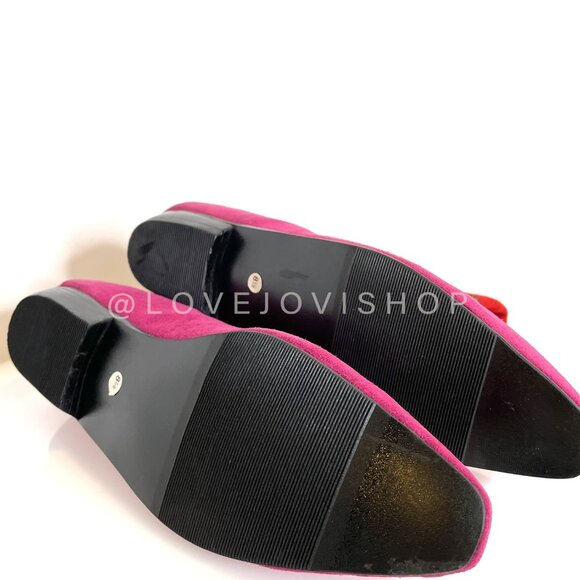 Vintage 80s | Maximalist Tiered Suede Thigh High to Ankle Boots Pink Fuchsia Red - Picture 16 of 16